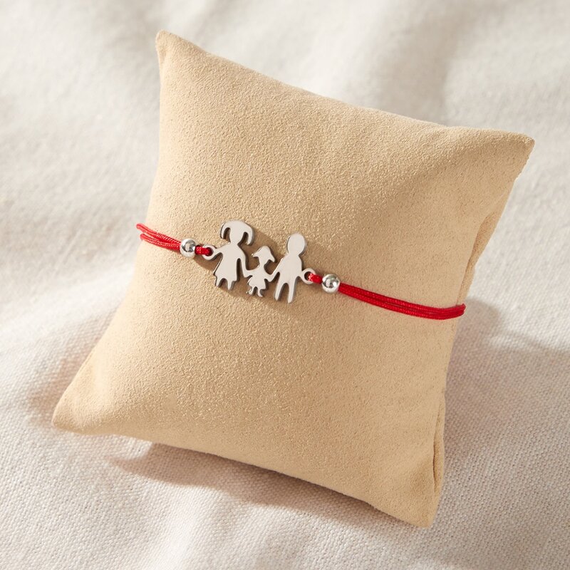 

1pc Figure Code Bracelet, Silver