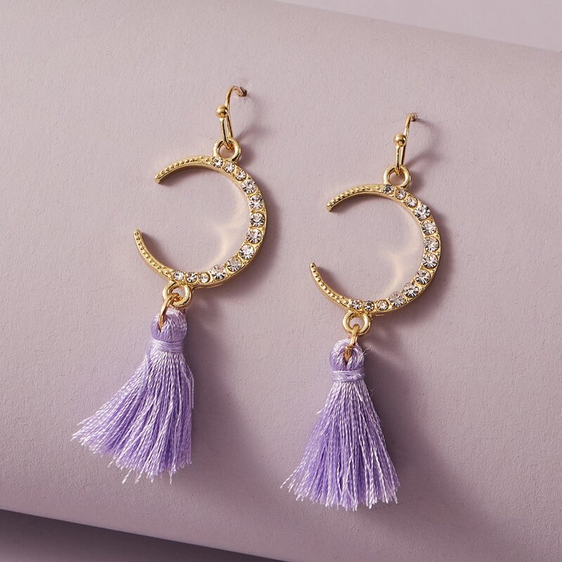 

Tassel Drop Earrings, Multicolor