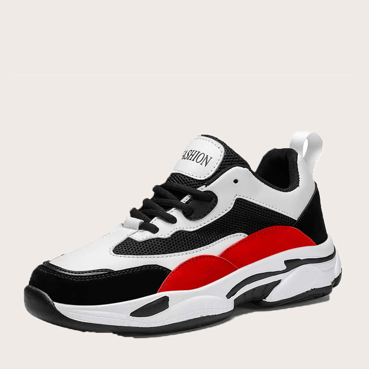 

Guys Lace-up Front Mesh Panel Sneakers, Multicolor