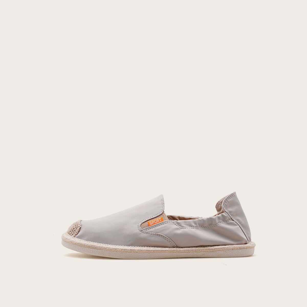 

Guys Cap Toe Slip On Loafers, Beige