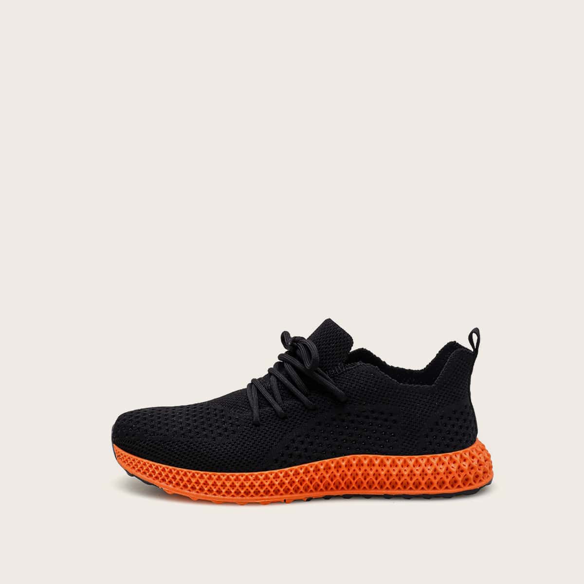 

Guys Lace-up Front Wide Fit Sneakers, Black