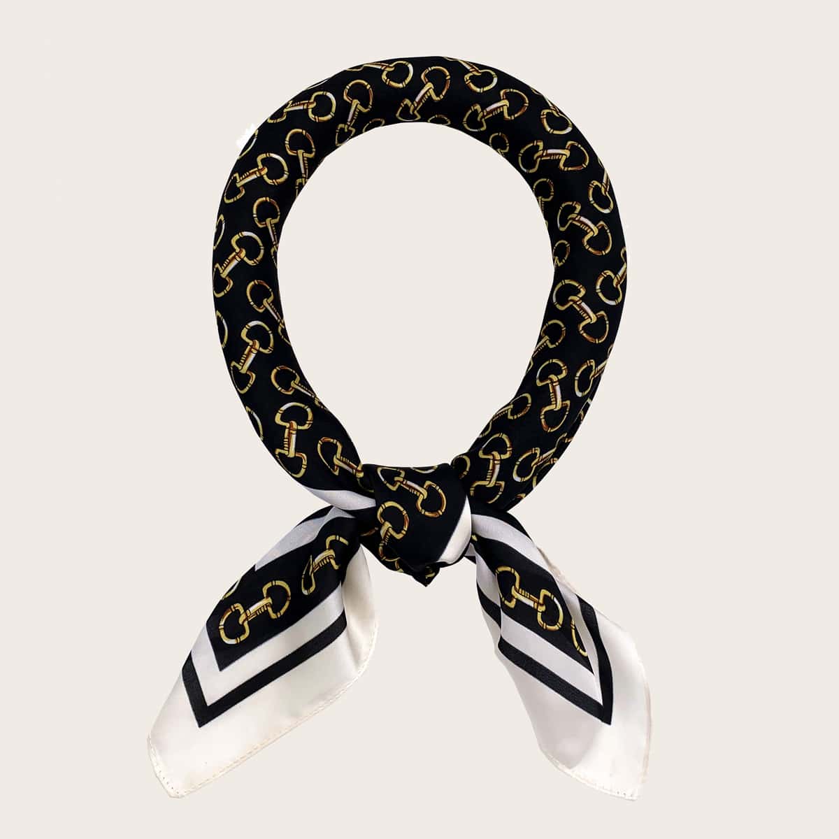

Chain Pattern Bandana, Black
