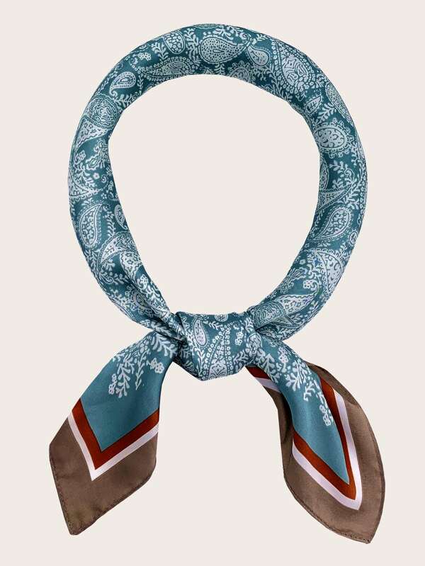 Pañuelo pañuelo pañuelo bufanda pañuelos sobres pañuelo grande paisley india patrón