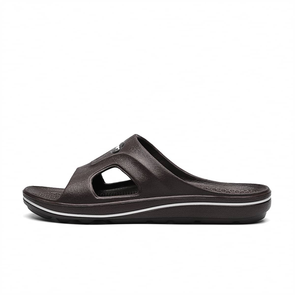 

Guys Cut-out Non-slip Sliders, Brown