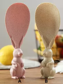 ملعقة رز رسوم كارتون قطعة واحدة - متعدد الألوان - مشاهدة 1