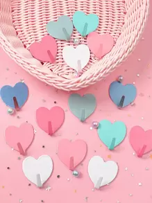 10pcs Heart Random Hook - Multicolor - View 1