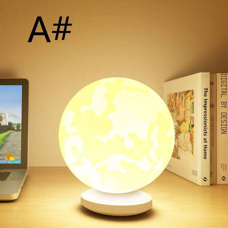 

1pc Round Night Light, Multicolor