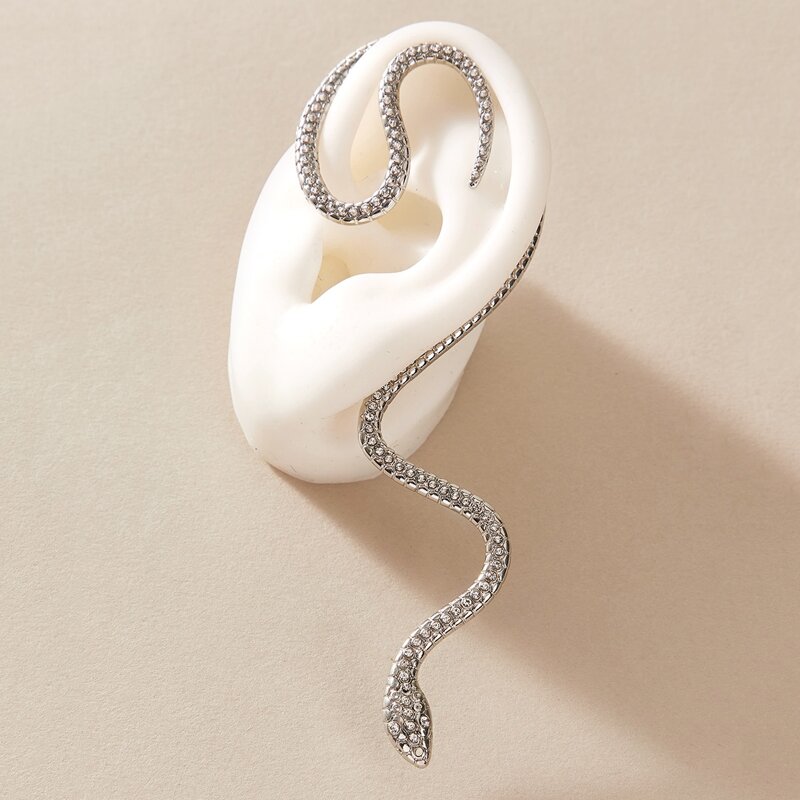 

Serpentine Design Ear Climber, Silver