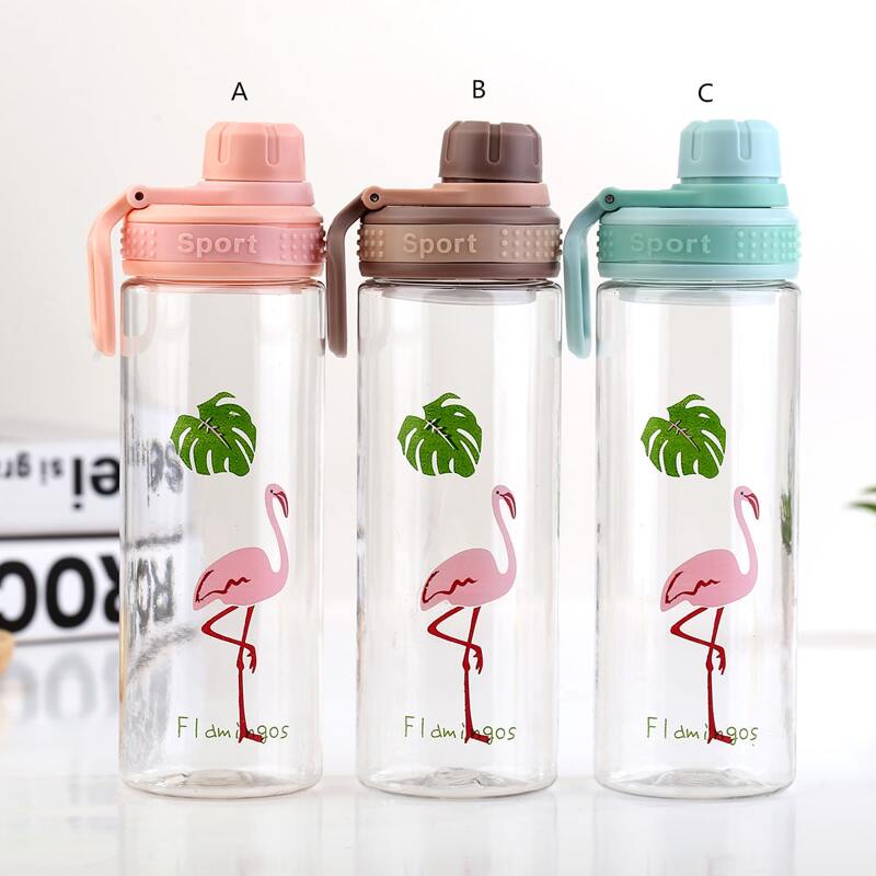 

1pc Flamingo Water Bottle, Multicolor