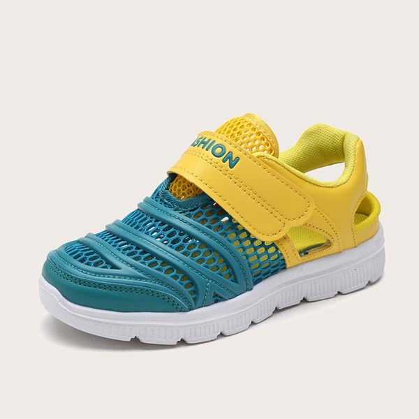 

Boys Two Tone Ankle Strap Sandals, Multicolor
