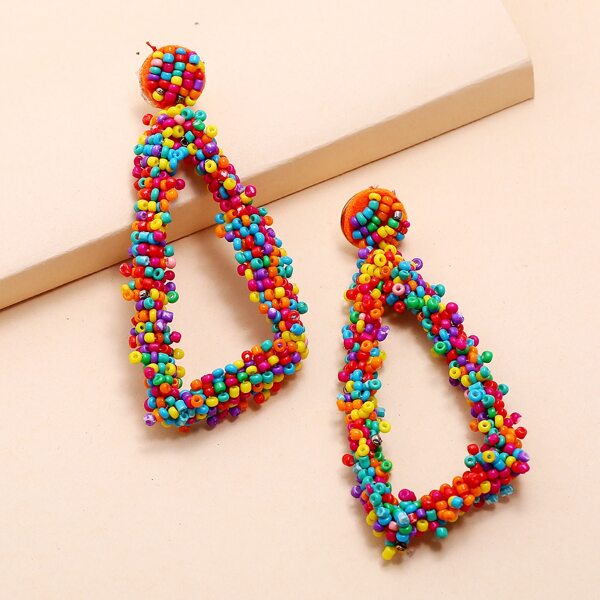 

Colorful Drop Earrings, Multicolor