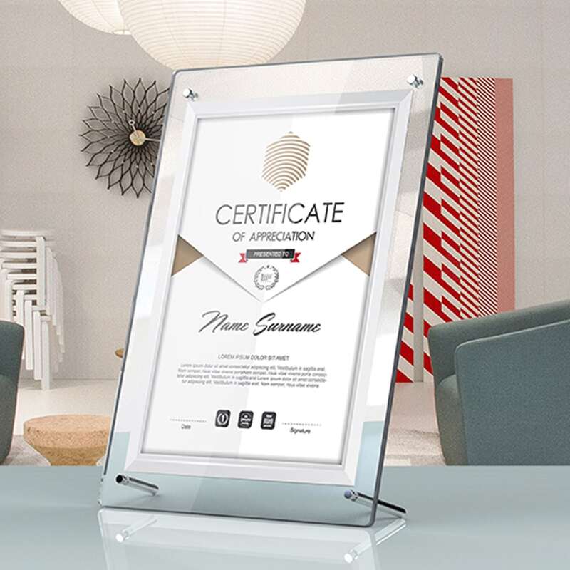 

1pc Clear Photo Frame