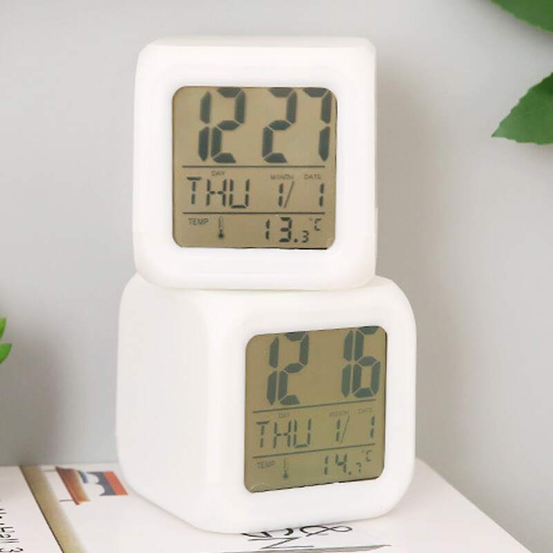 

1pc Multifunction Digital Clock, White