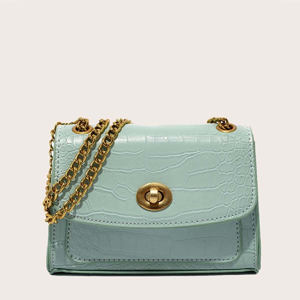 

Plain Crossbody Bag, Green