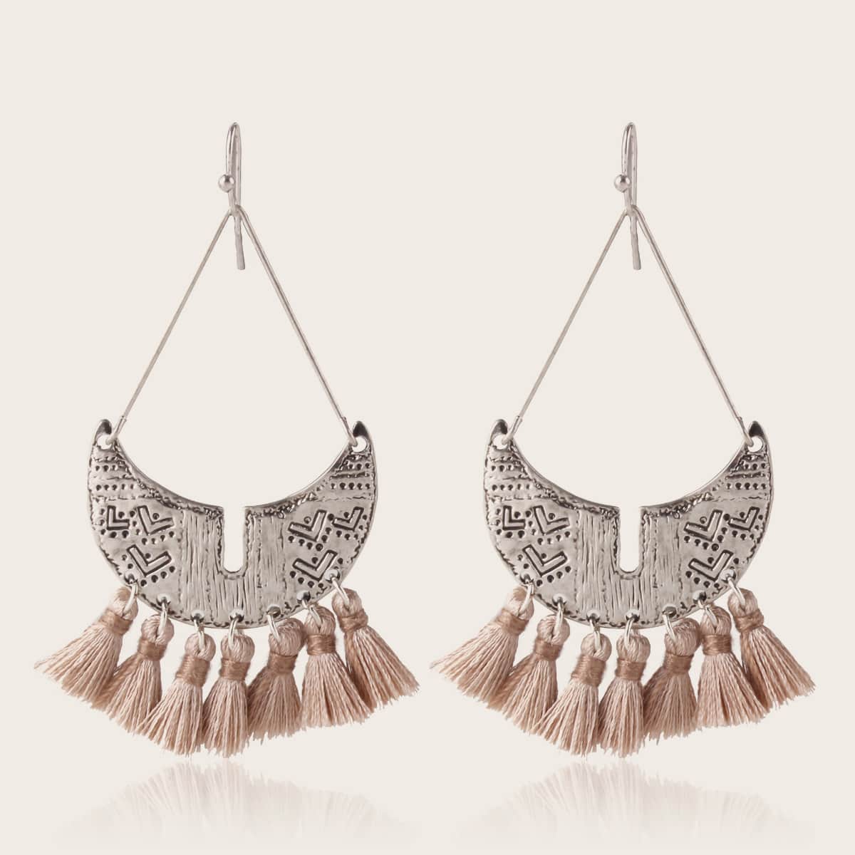 

Tassel Drop Earrings 1pair, Multicolor