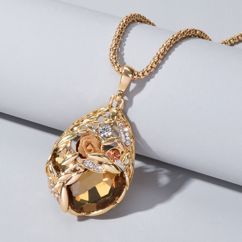 

Gemstone Engraved Charm Necklace, Silver