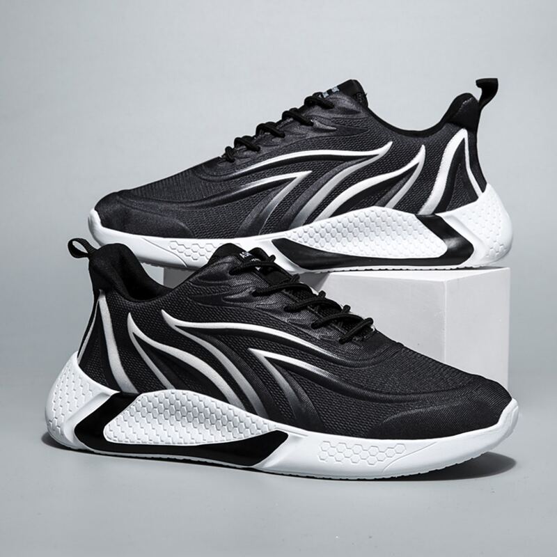 

Guys Lace-up Front Wide Fit Sneakers, Black