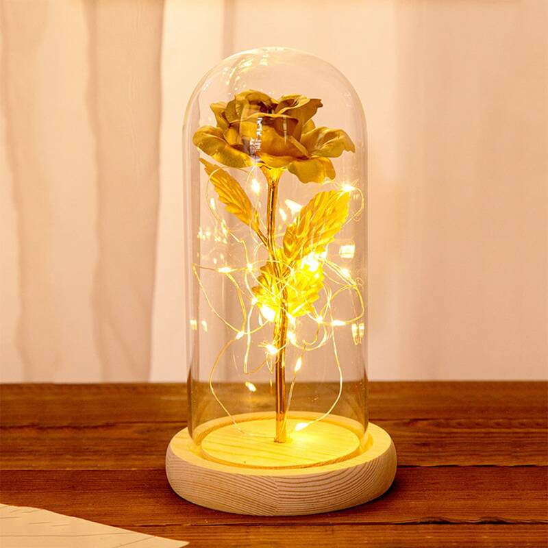 

Rose Inset Glass Cover Light, Yellow