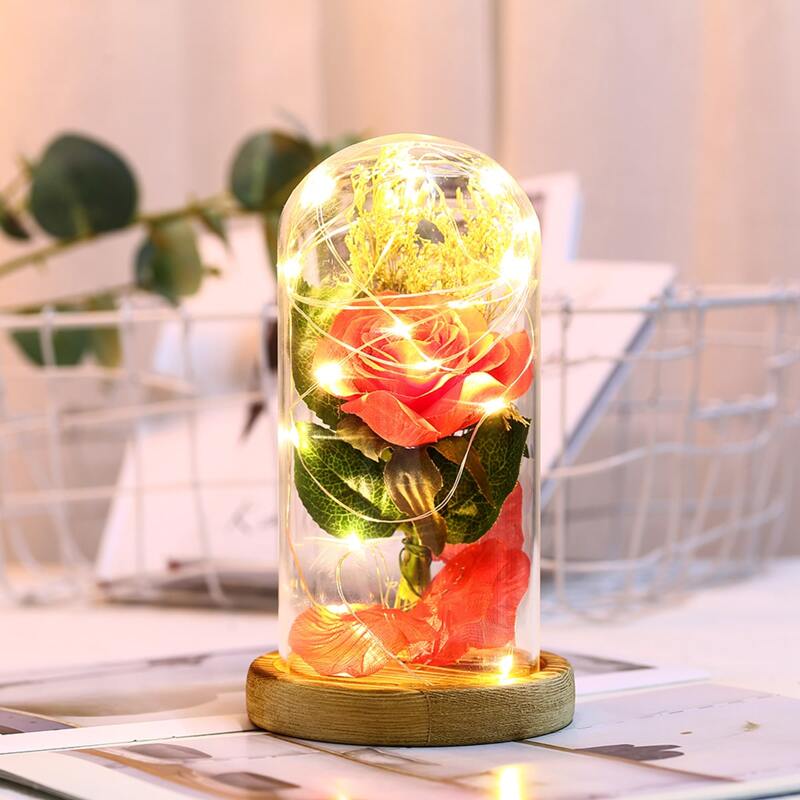 

Rose Inset Glass Cover Light, Yellow
