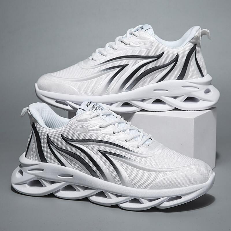 

Guys Lace-up Front Wide Fit Sneakers, White