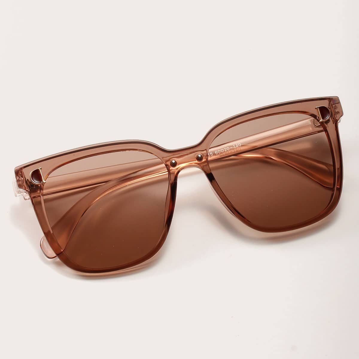 

Square Acrylic Frame Sunglasses, Brown