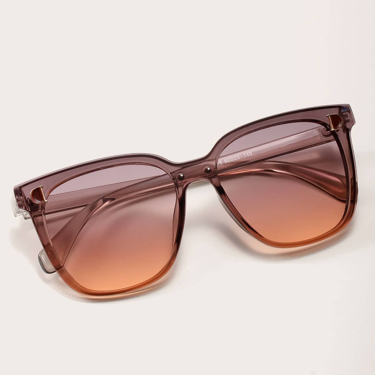 

Square Acrylic Frame Sunglasses, Brown