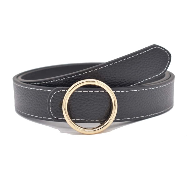 

Metal Buckle Belt, Black