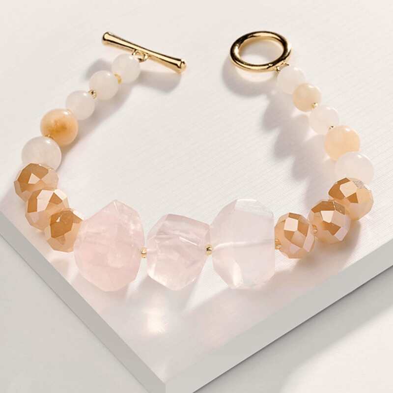 

Crystal Beaded Bracelet, Multicolor