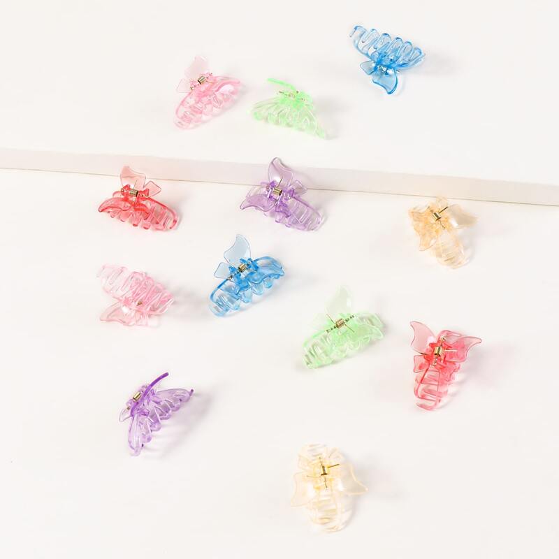

Butterfly Design Hair Claw, Multicolor