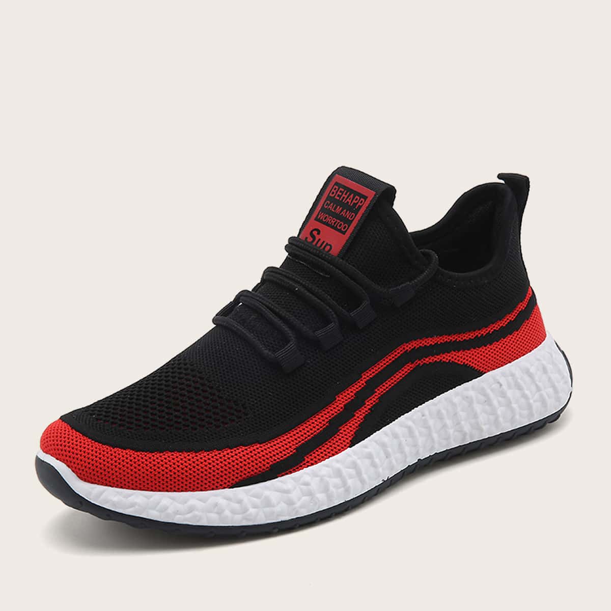 

Guys Lace-up Front Colorblock Sneakers, Multicolor