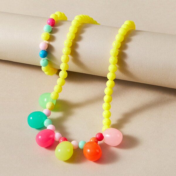 

Ювелирные изделия из бус для девочек, Жёлтые