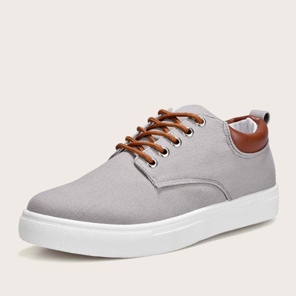 

Мужские кроссовки на шнурках, Серые