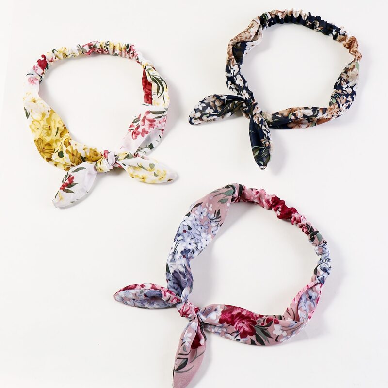 

Floral Pattern Headband, Multicolor