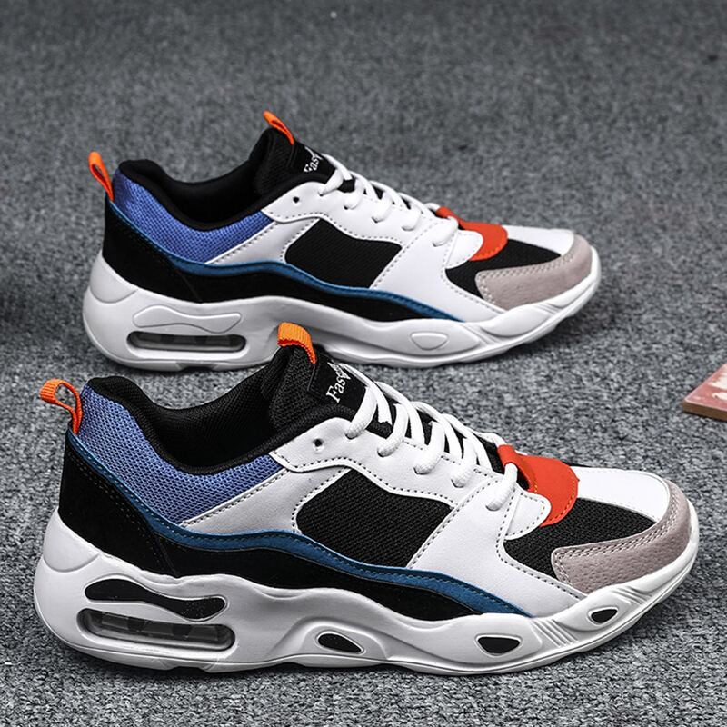 

Guys Lace-up Front Colorblock Sneakers, Multicolor