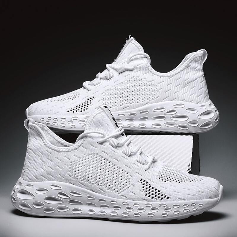 

Guys Lace-up Front Wide Fit Sneakers, White