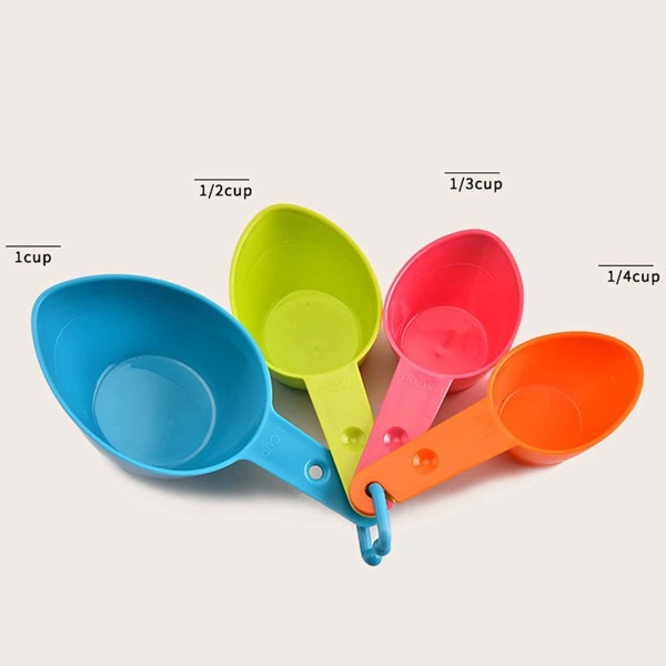 

4pcs Baking Milk Powder Measuring Spoon, Multicolor