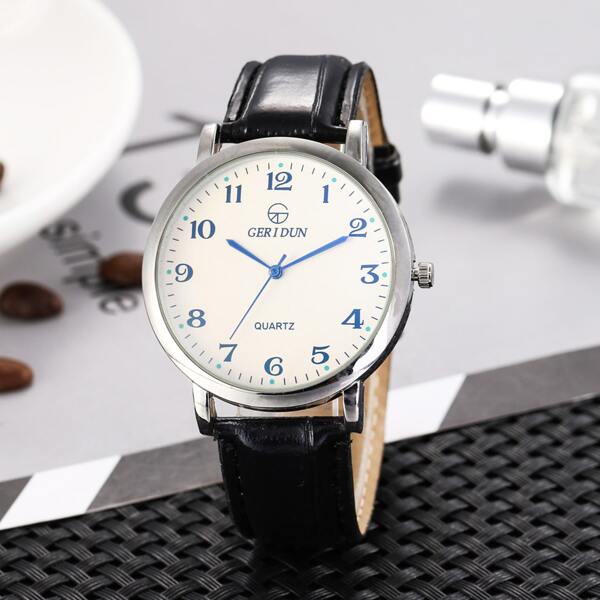 

Men Round Pointer Watch