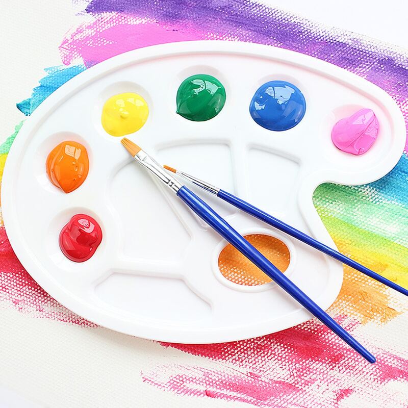 

1pc Art Painting Palette, Multicolor