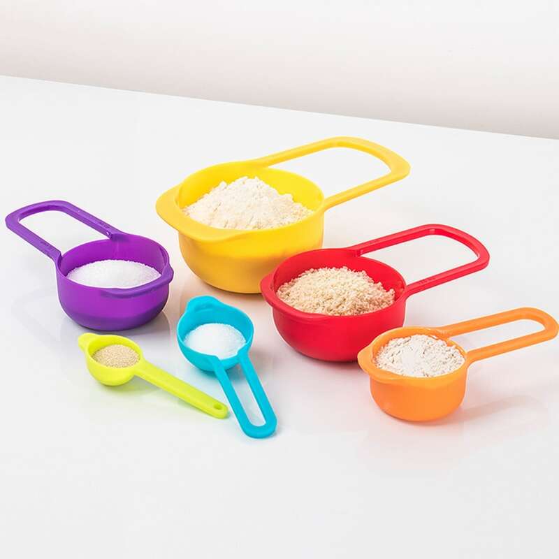

6pcs Measuring Spoon, Multicolor