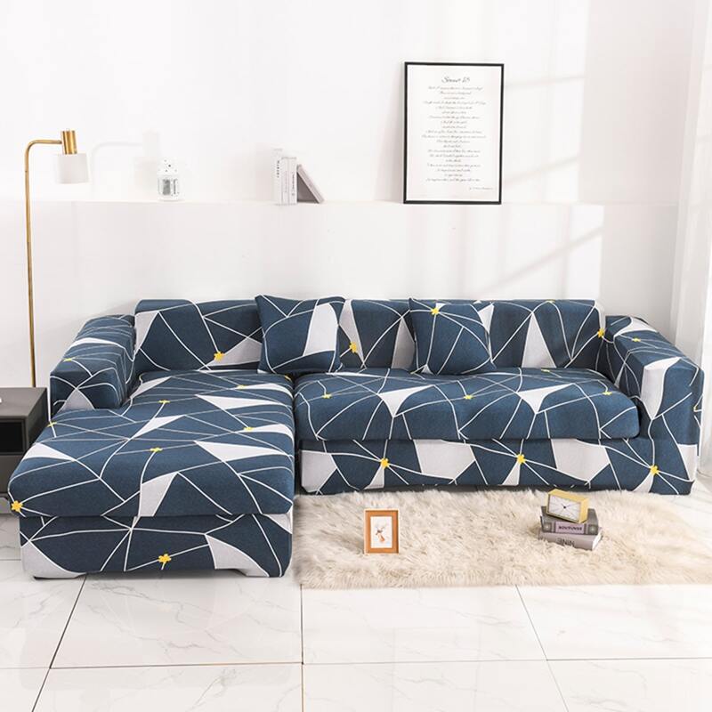 

Geometric Pattern Stretchy Sofa Cover Without Cushion Cover, Multicolor