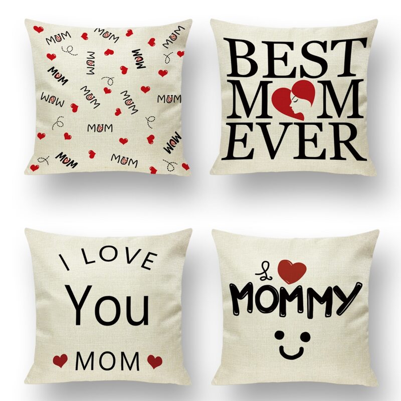 

1pc Slogan Graphic Cushion Cover Without Filler, Multicolor