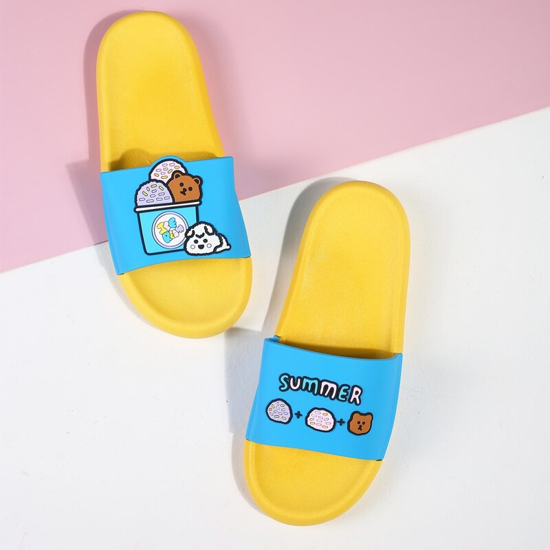 

Cartoon Graphic Wide Fit Sliders, Blue