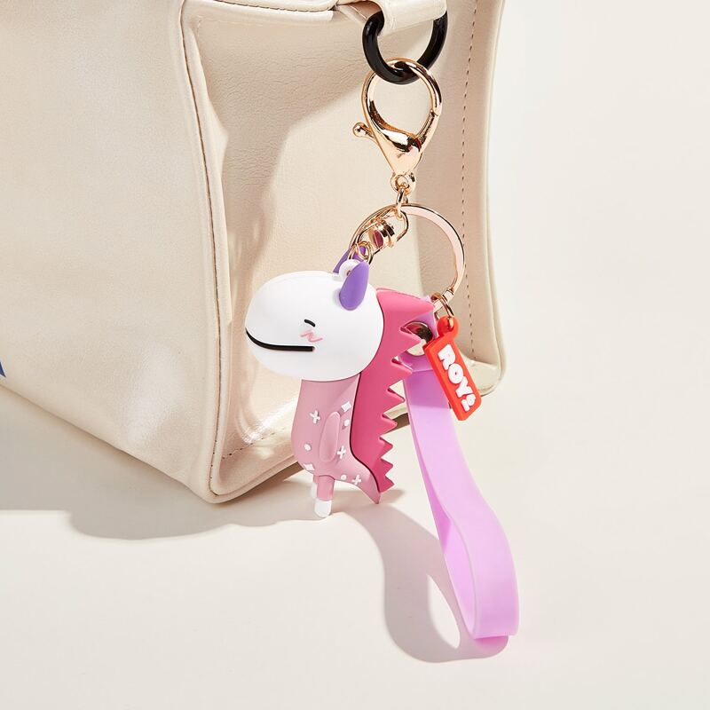 

Cartoon Dinosaur Decor Bag Charm, Multicolor