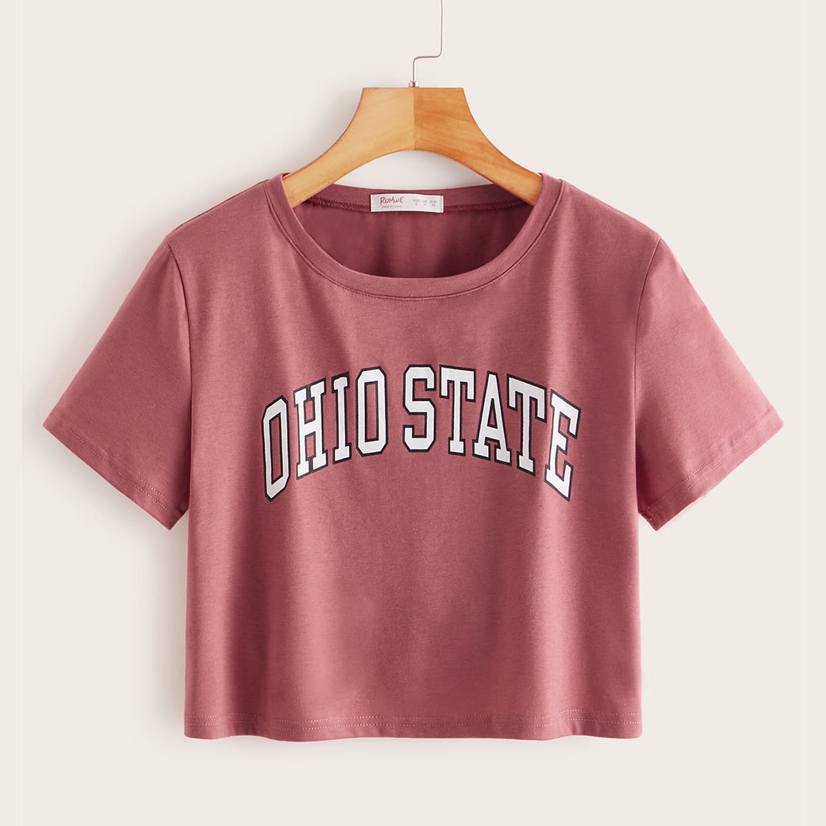 

Letter Graphic Tee, Red