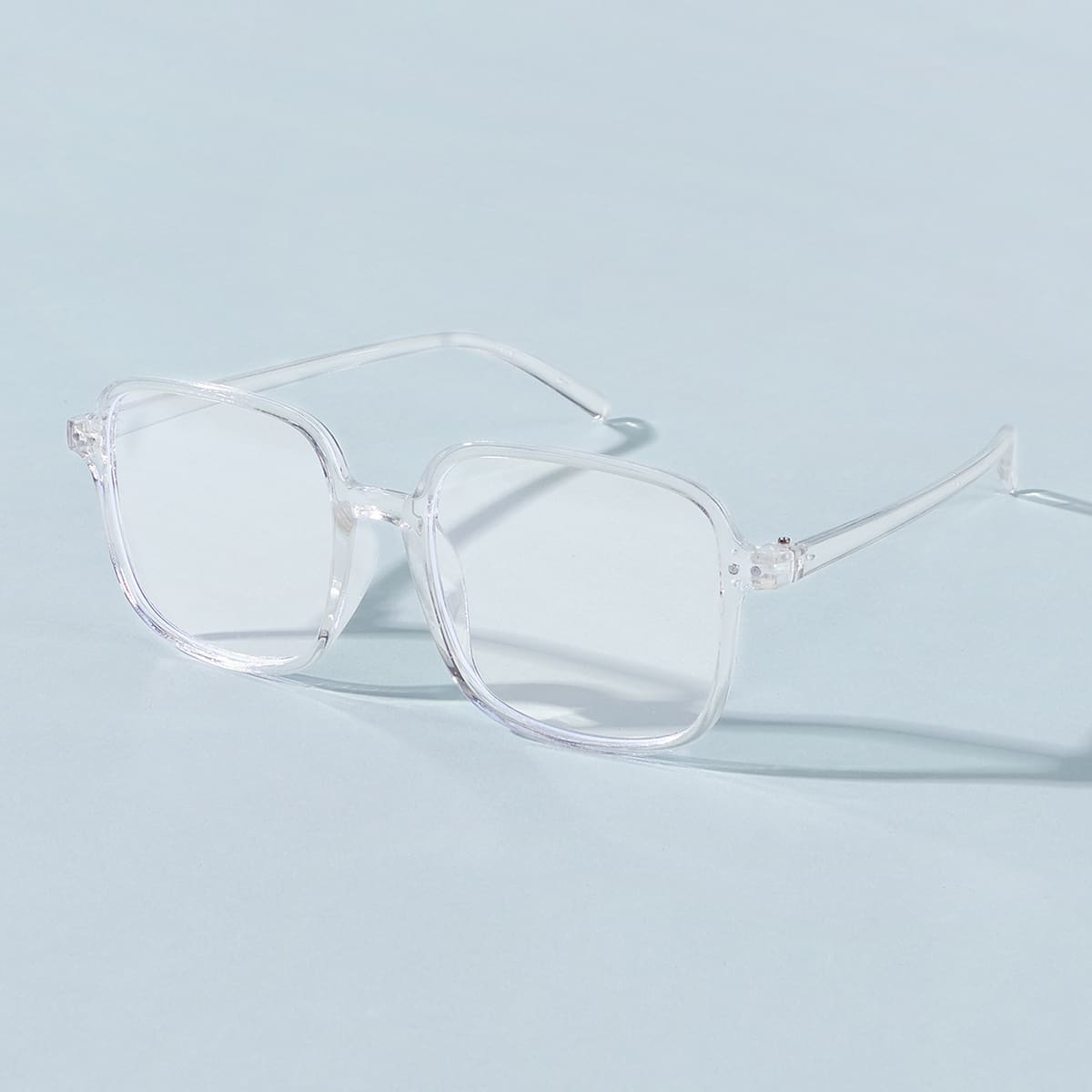 

Transparent Flat Sunglasses
