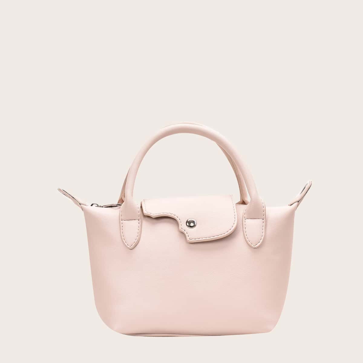 

Minimalist Satchel Bag, Pink