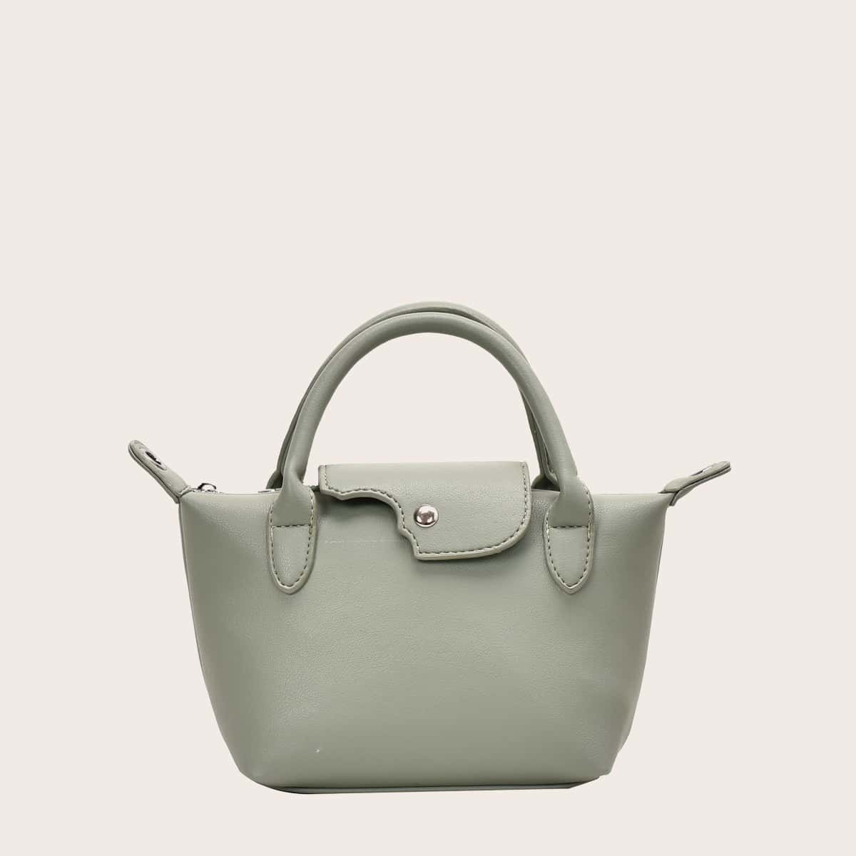 

Minimalist Satchel Bag, Green