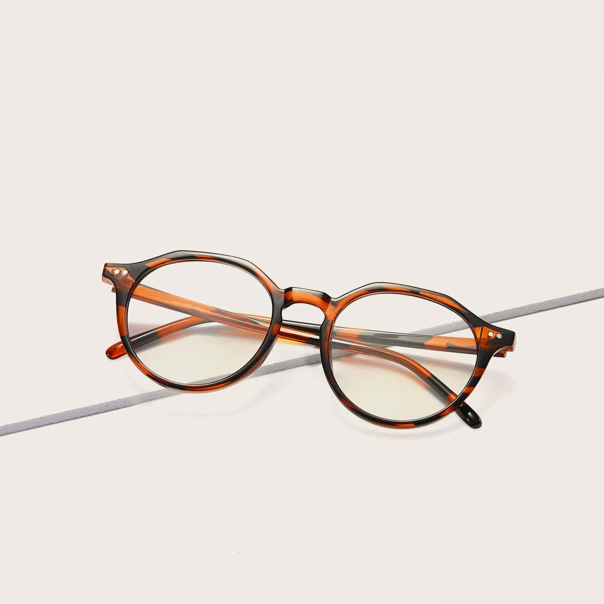 

Leopard Pattern Glasses, Multicolor