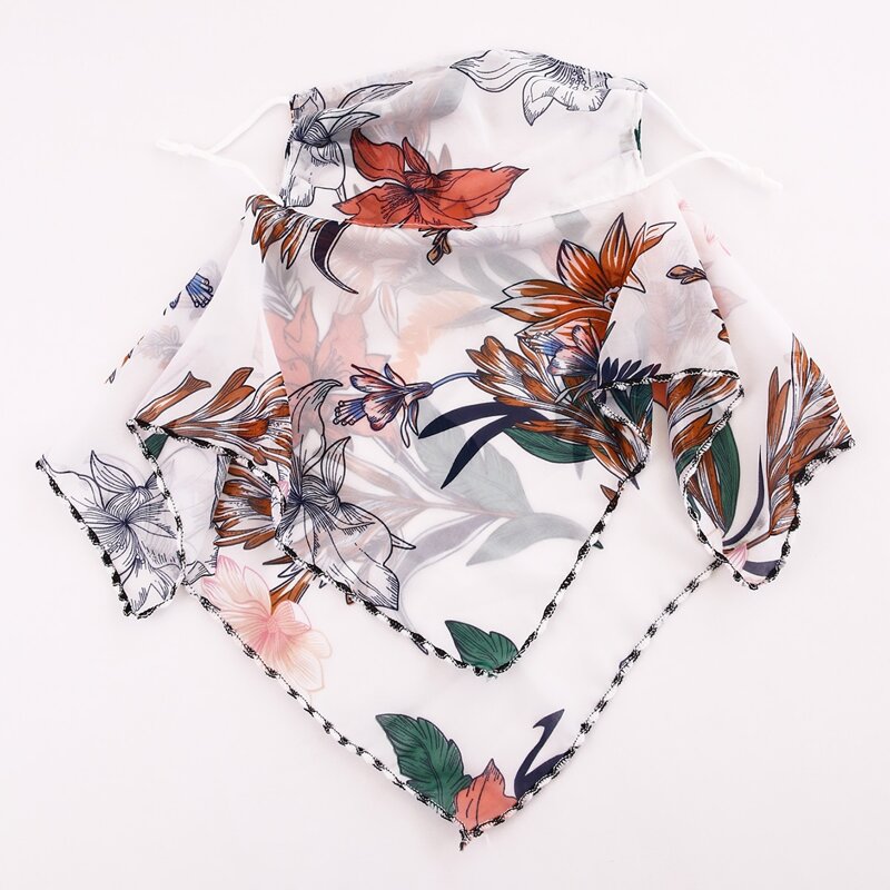 

Floral Pattern Sun Protection For The Face, Multicolor