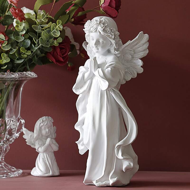 

1pc Angel Design Decorative Object, White